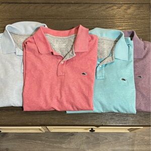 BUNDLE OF FOUR - MENS LARGE - Vineyard Vines eagarstown polo Collection